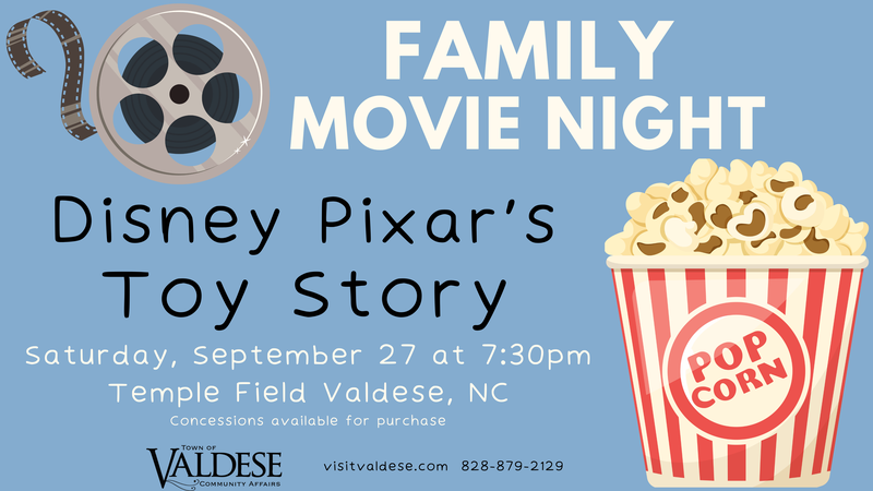 Saturday, September 27 at 730pm Temple Field Valdese, NC Concessions available for purchase.png